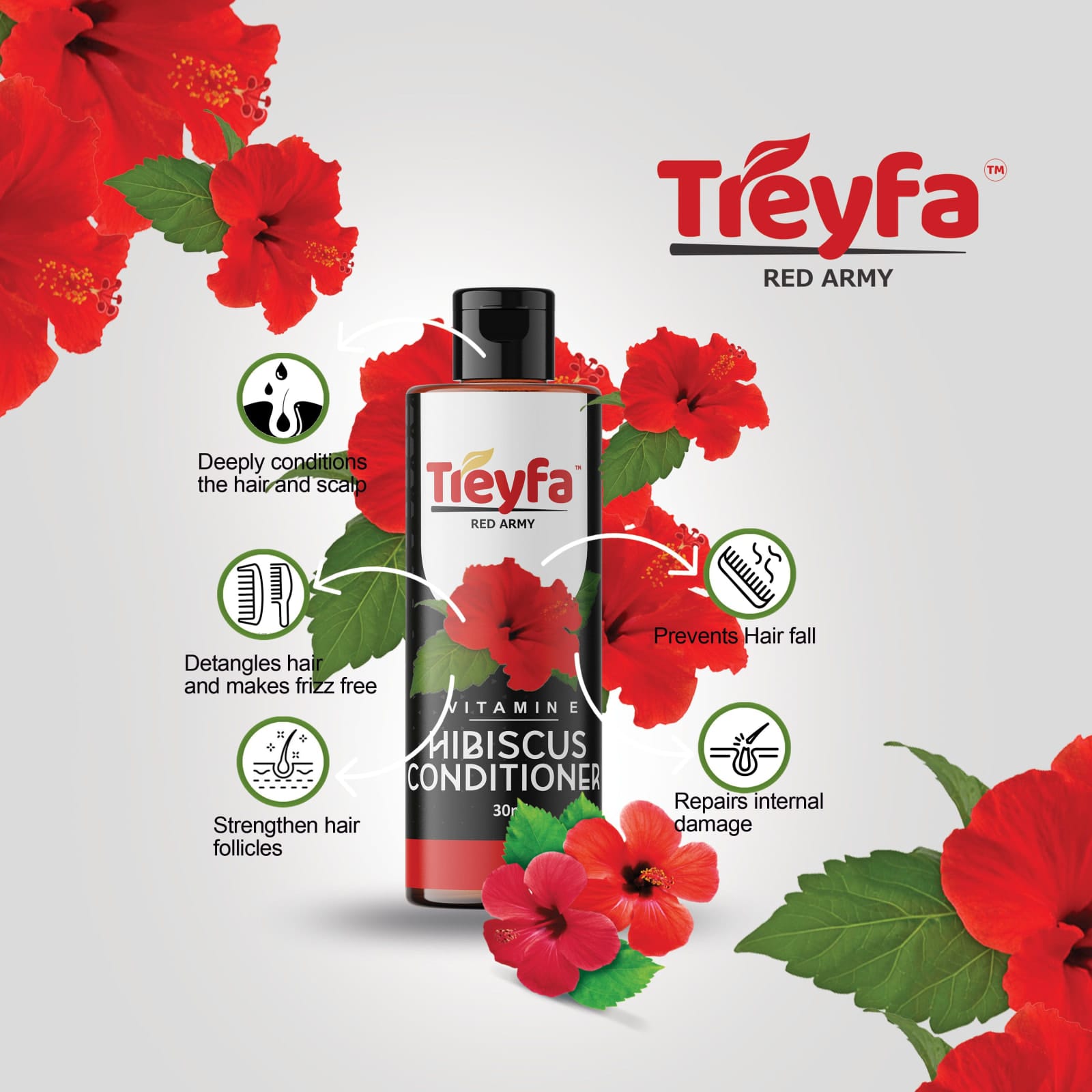 Hibiscus Conditioner for Dry & Damaged Hair 30ML thumbnail 2
