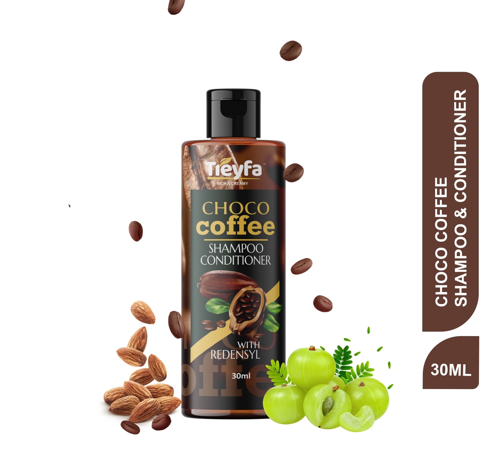 Treyfa Choco Coffee Shampoo & Conditioner 30ML