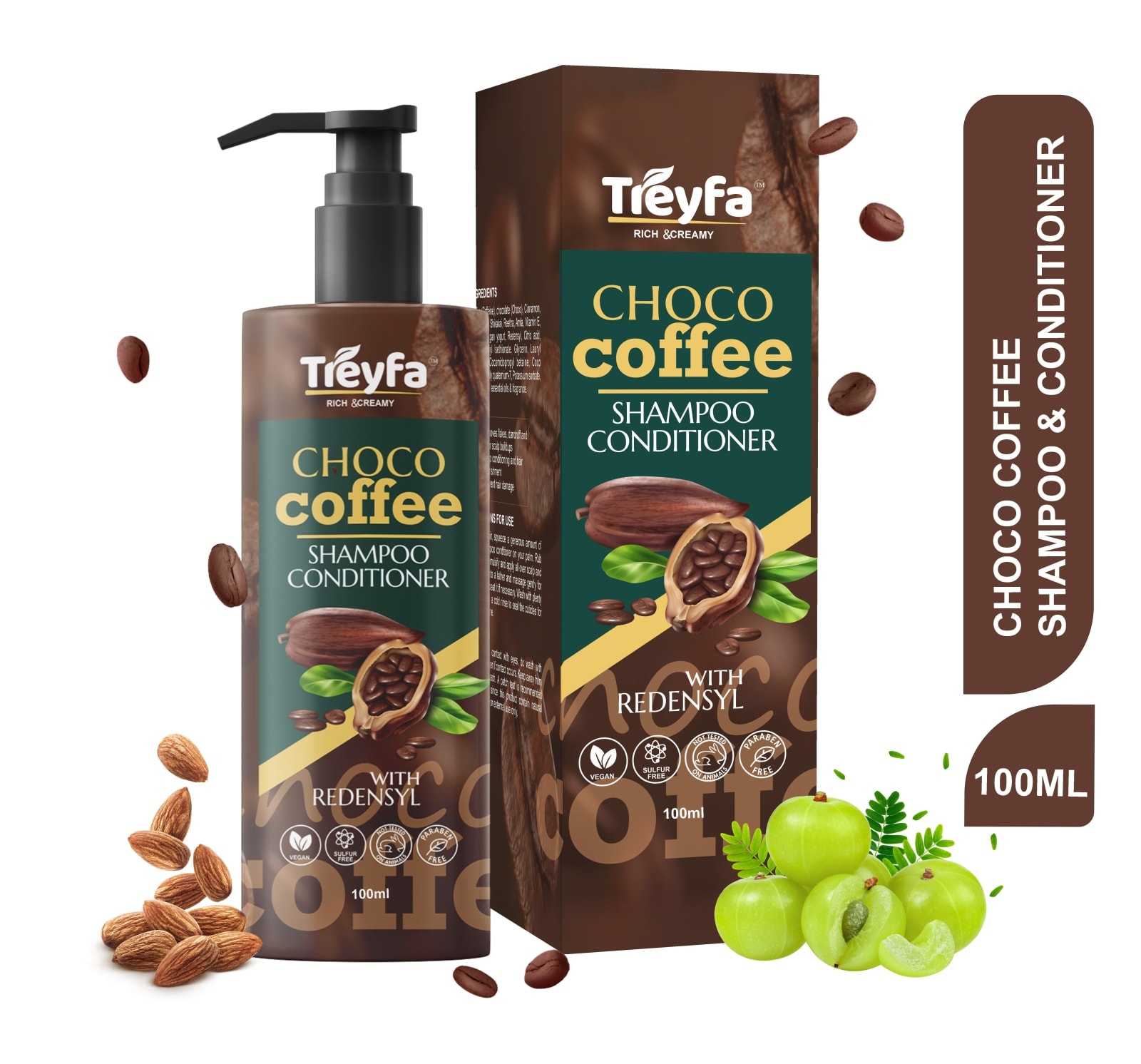 Ultimate Choco Coffee Shower Shampoo + Conditioner 100ML 1