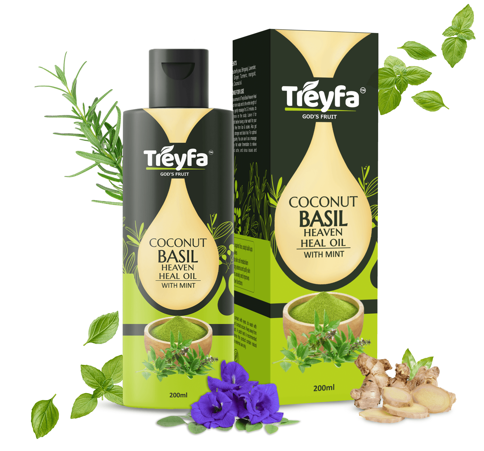 Basil Heaven Heal Oil