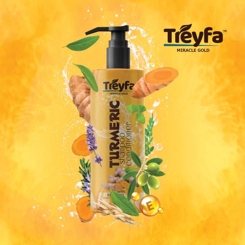 Turmeric Shampoo + Conditioner 100ML – Ultimate Herbal Hair Care - Image 4
