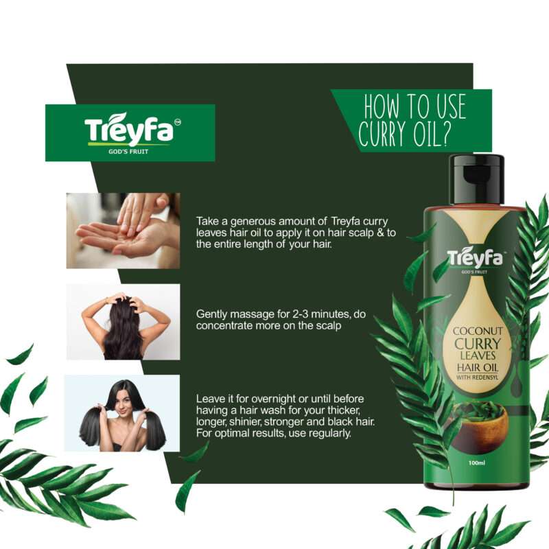 Curry Leaves Hair Oil 100ML – Powerful Formula to Strengthen & Boost Growth - Image 5