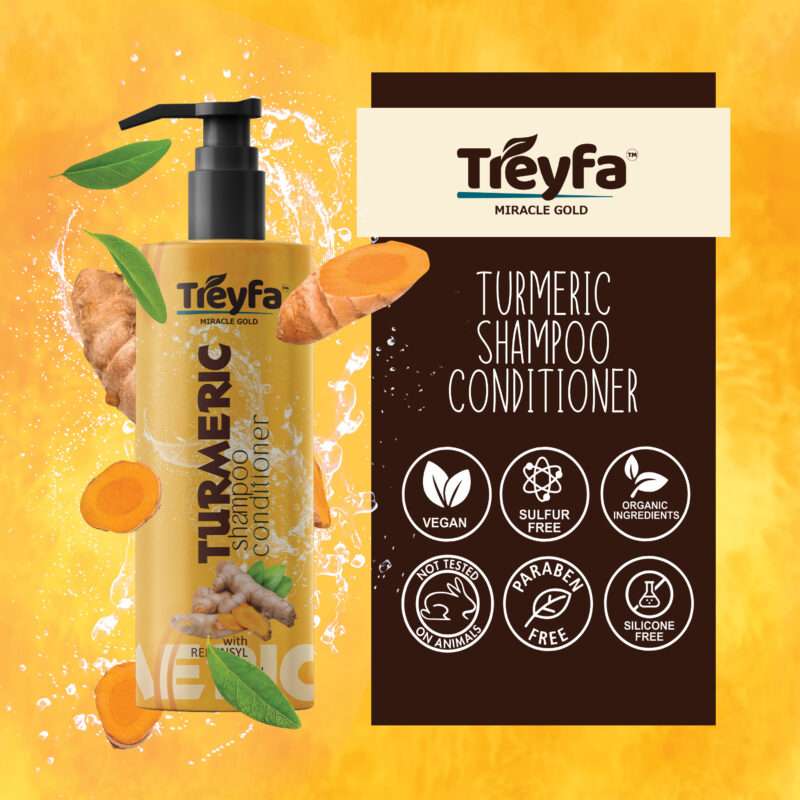 Turmeric Shampoo + Conditioner 100ML – Ultimate Herbal Hair Care - Image 6