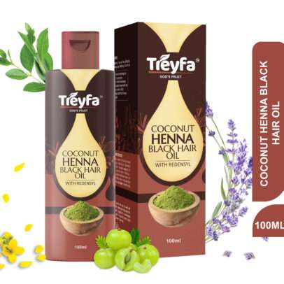 Henna Black Hair Oil 100ML Herbal Hair Strength & Shine