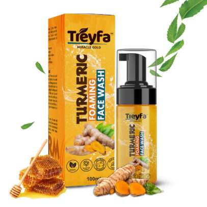 Treyfa Turmeric Foaming Face Wash 100ML – Revitalize & Glow