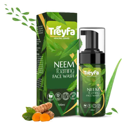 Neem Face Wash 100ML – Foaming Herbal Acne Control Cleanser