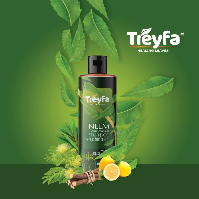 Treyfa Neem Anti Dandruff Shampoo and Conditioner 30ML - Image 4