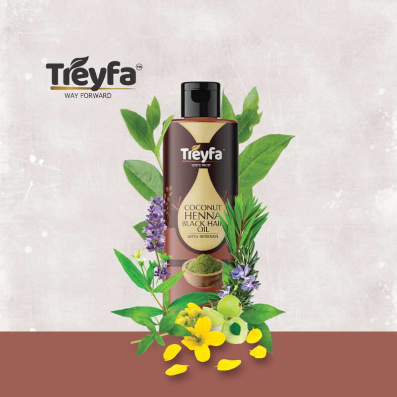 Intense Coconut Henna Black Hair Oil 30ML - Image 4