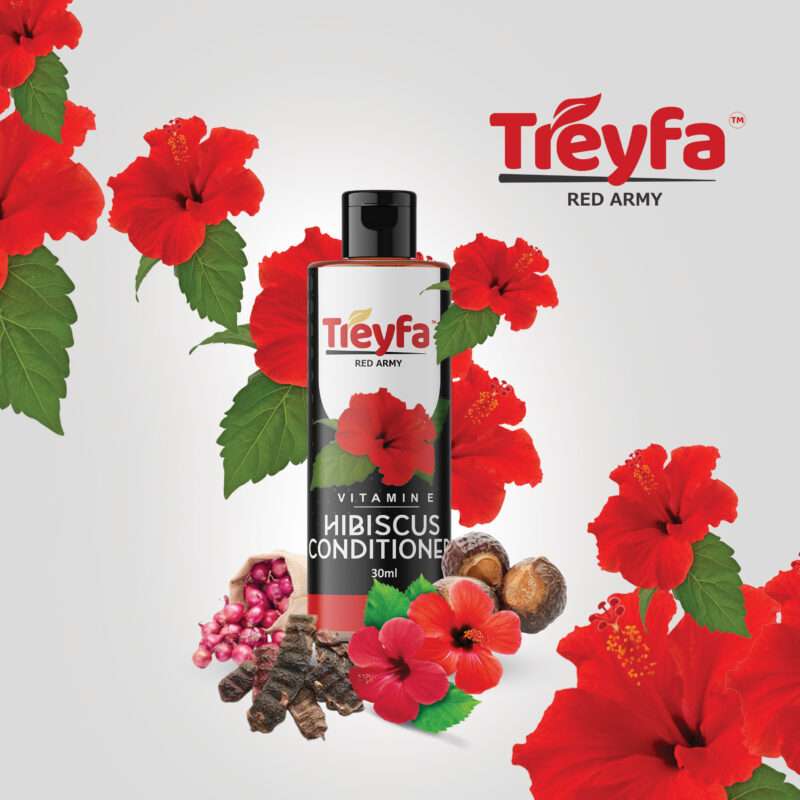 Treyfa Hibiscus Shampoo 30ML – Gentle Cleansing & Hair Growth Formula - Image 4