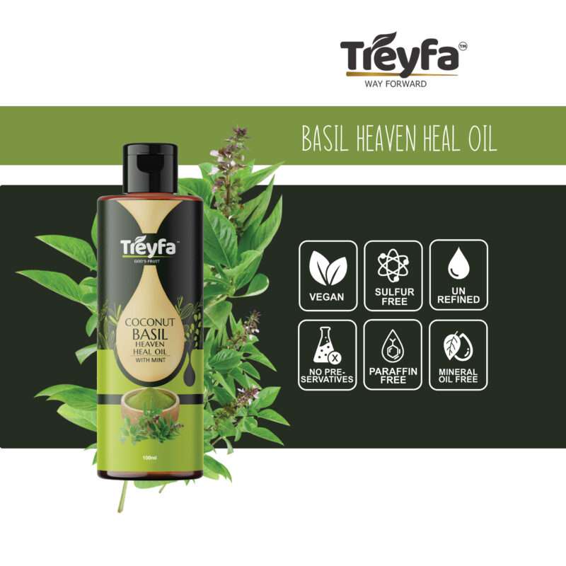 Basil Oil 30ml – Herbal Hair & Body Care (Basil Heaven Heal Oil) - Image 5