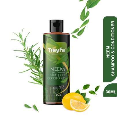 Treyfa Neem Anti Dandruff Shampoo and Conditioner 30ML – Herbal Dandruff Solution