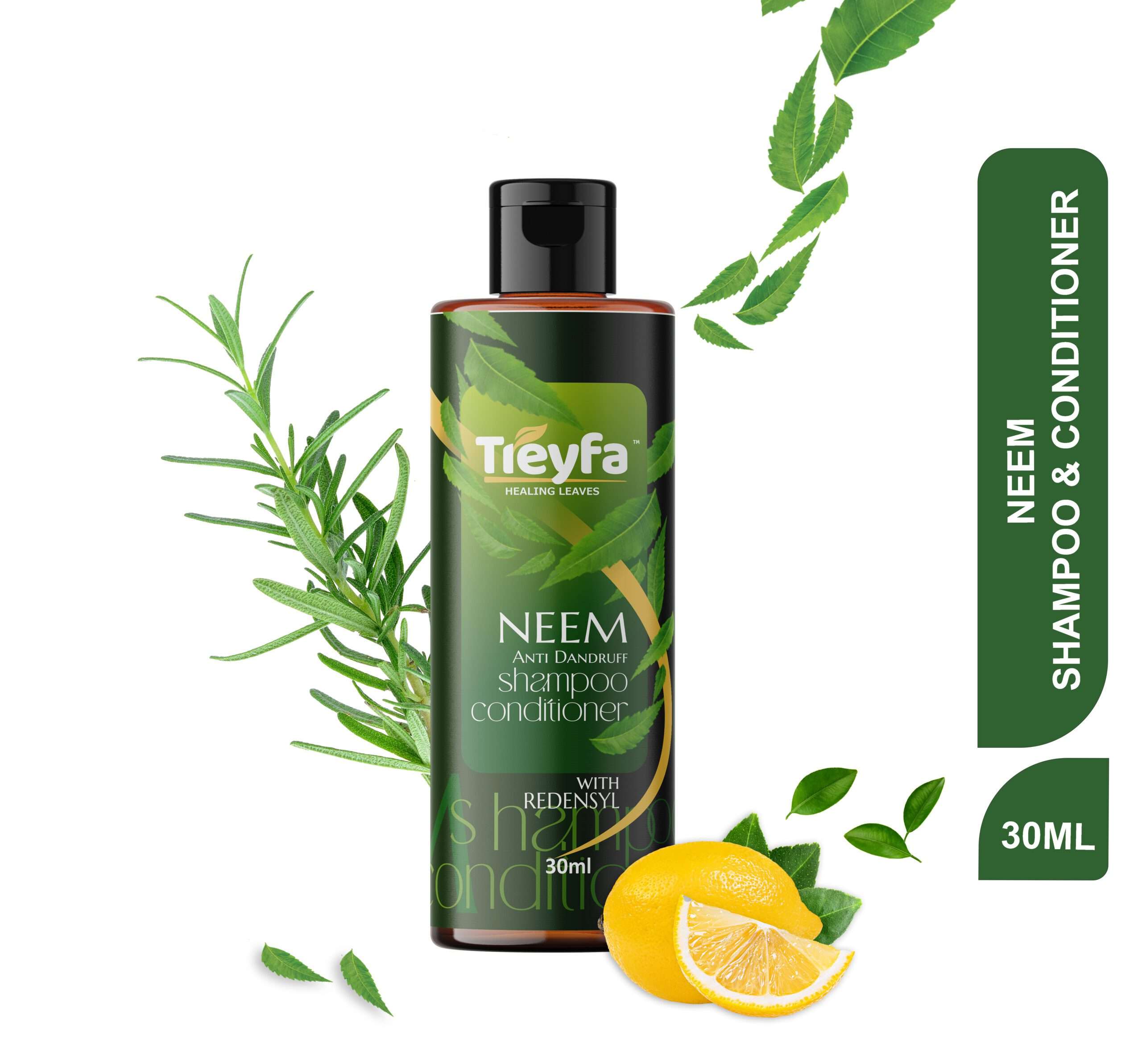 Treyfa Neem Anti Dandruff Shampoo and Conditioner 30ML – Herbal Dandruff Solution
