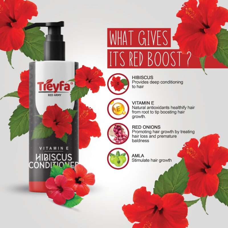 Nourishing Hibiscus Conditioner – 200ML | Silky Smooth & Strengthening - Image 3