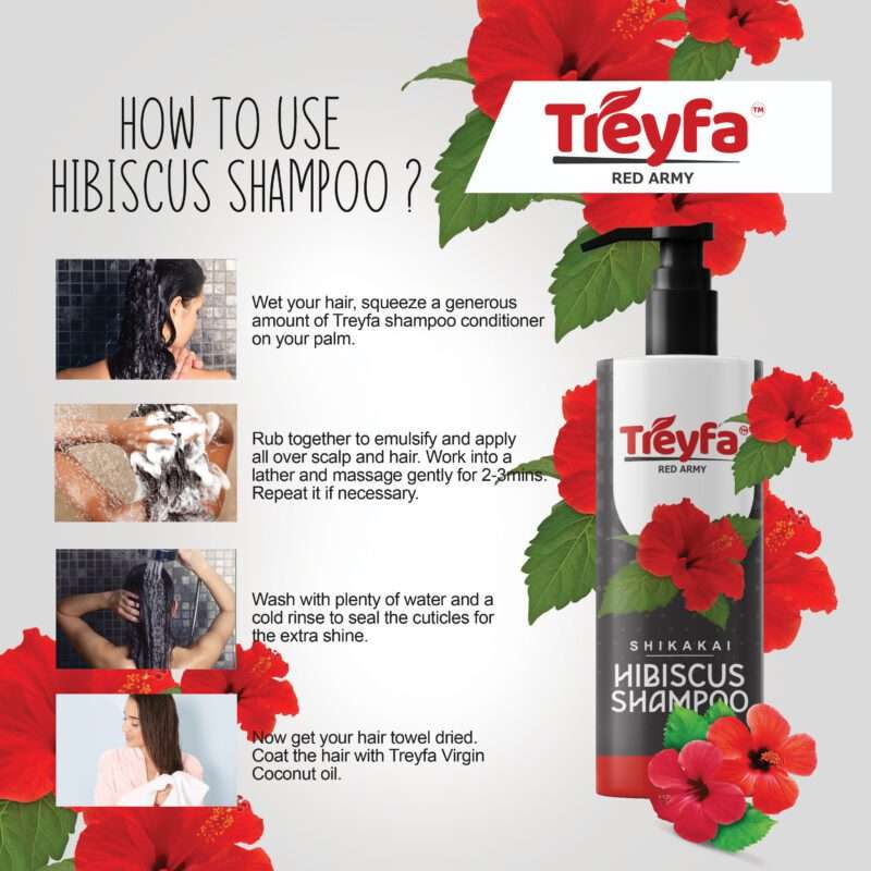 Revitalizing Hibiscus Shampoo 200ML – Transform & Strengthen Hair Naturally - Image 5
