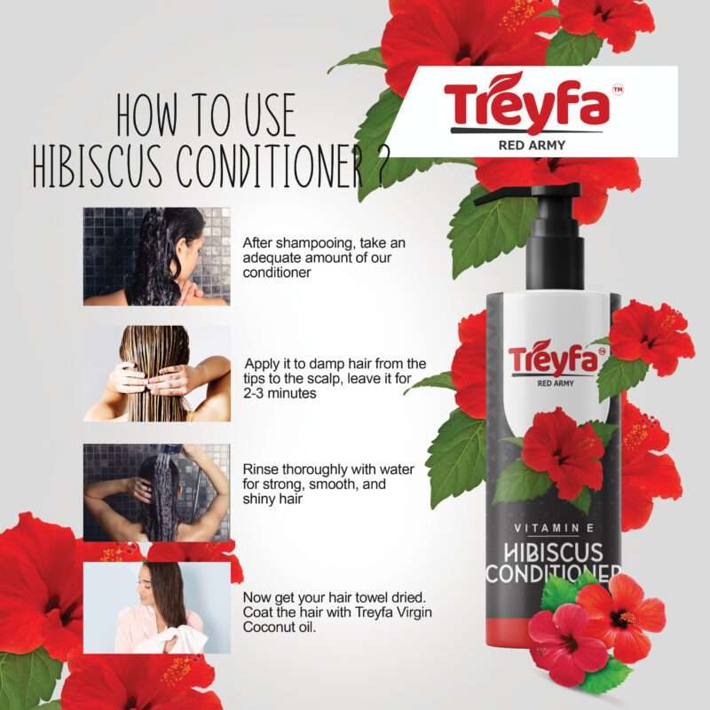 Nourishing Hibiscus Conditioner – 200ML | Silky Smooth & Strengthening - Image 5