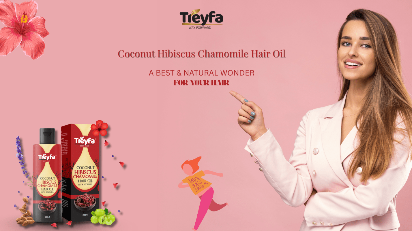 Treyfa’s Coconut Hibiscus Chamomile Hair Oil