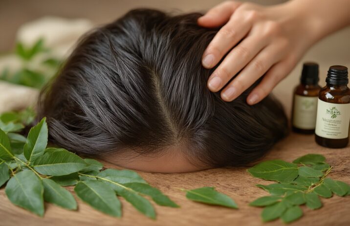 Neem Shampoo Bottle – Herbal Anti-Dandruff Hair Cleanser