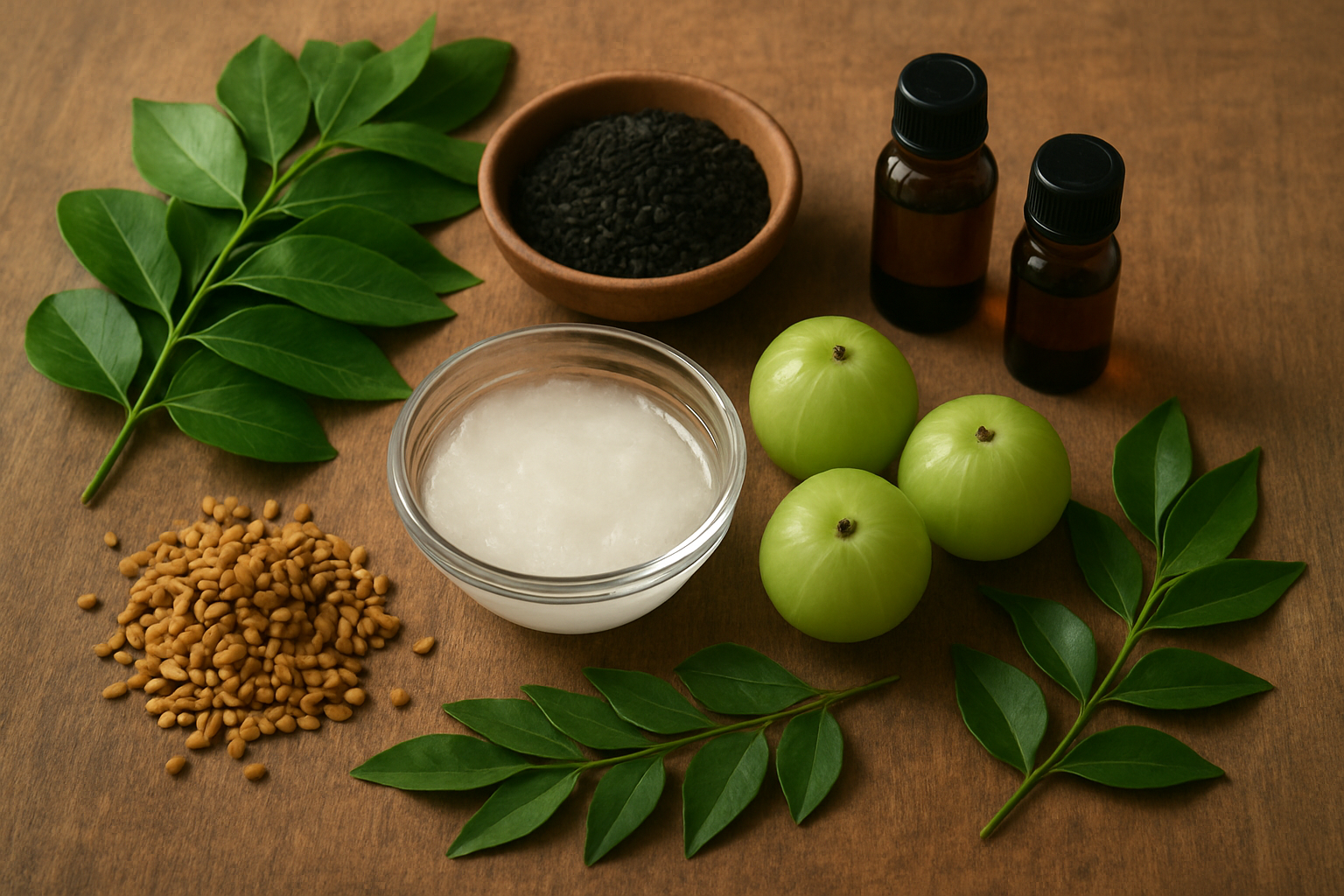 Henna Black Hair Oil – Natural Care for Strong & Shiny Hair