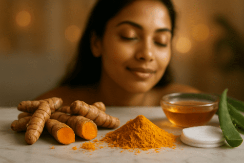 Turmeric foaming face wash for daily acne control