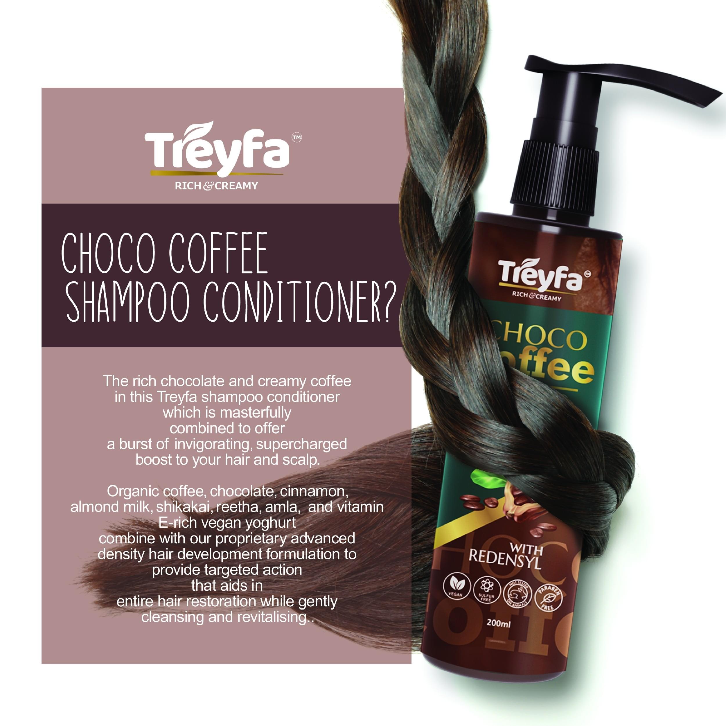 Powerful Choco Coffee Shampoo & Conditioner – 200ML - Image 3