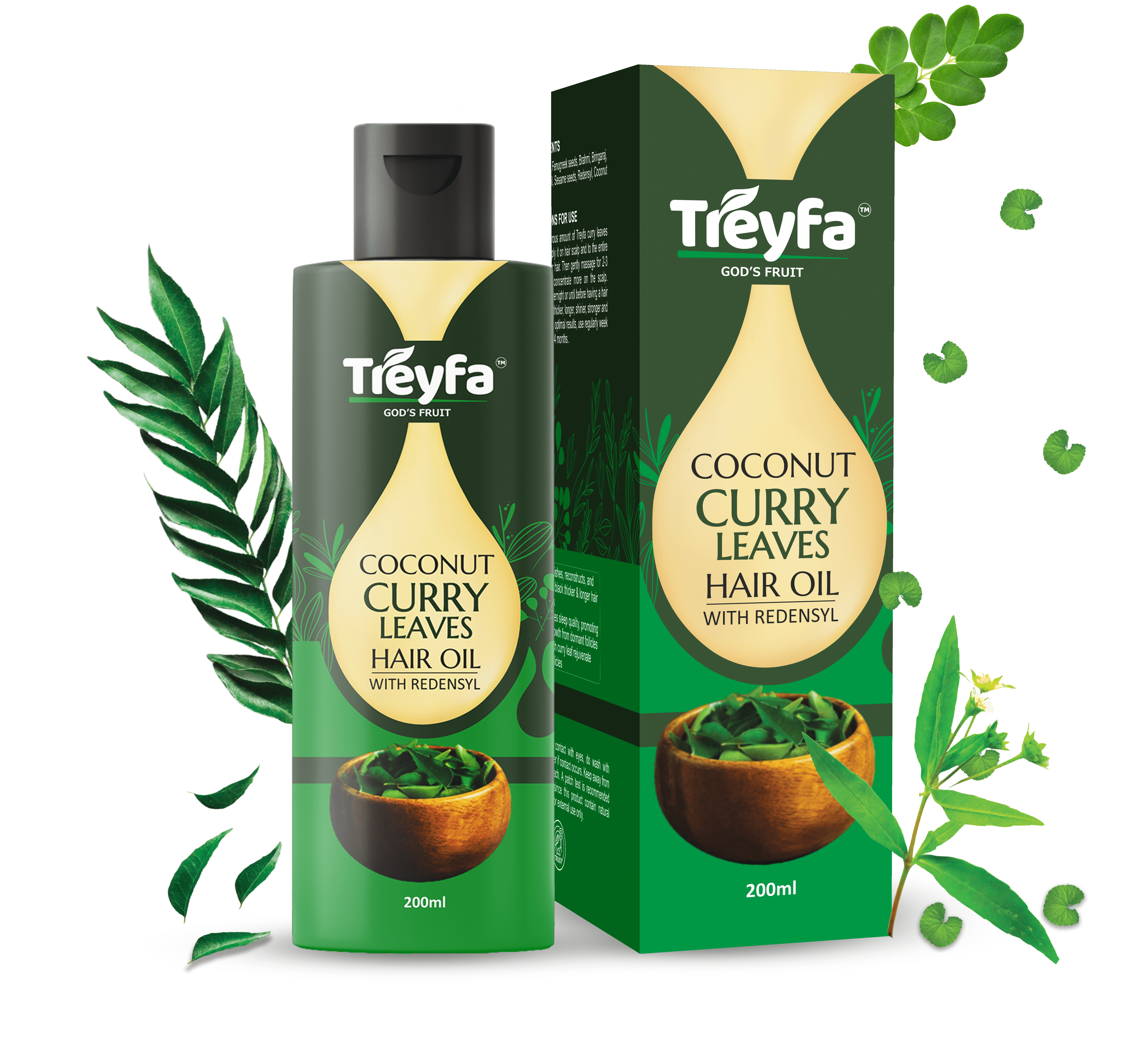 Coconut Curry Leaves Hair Oil – 200ML