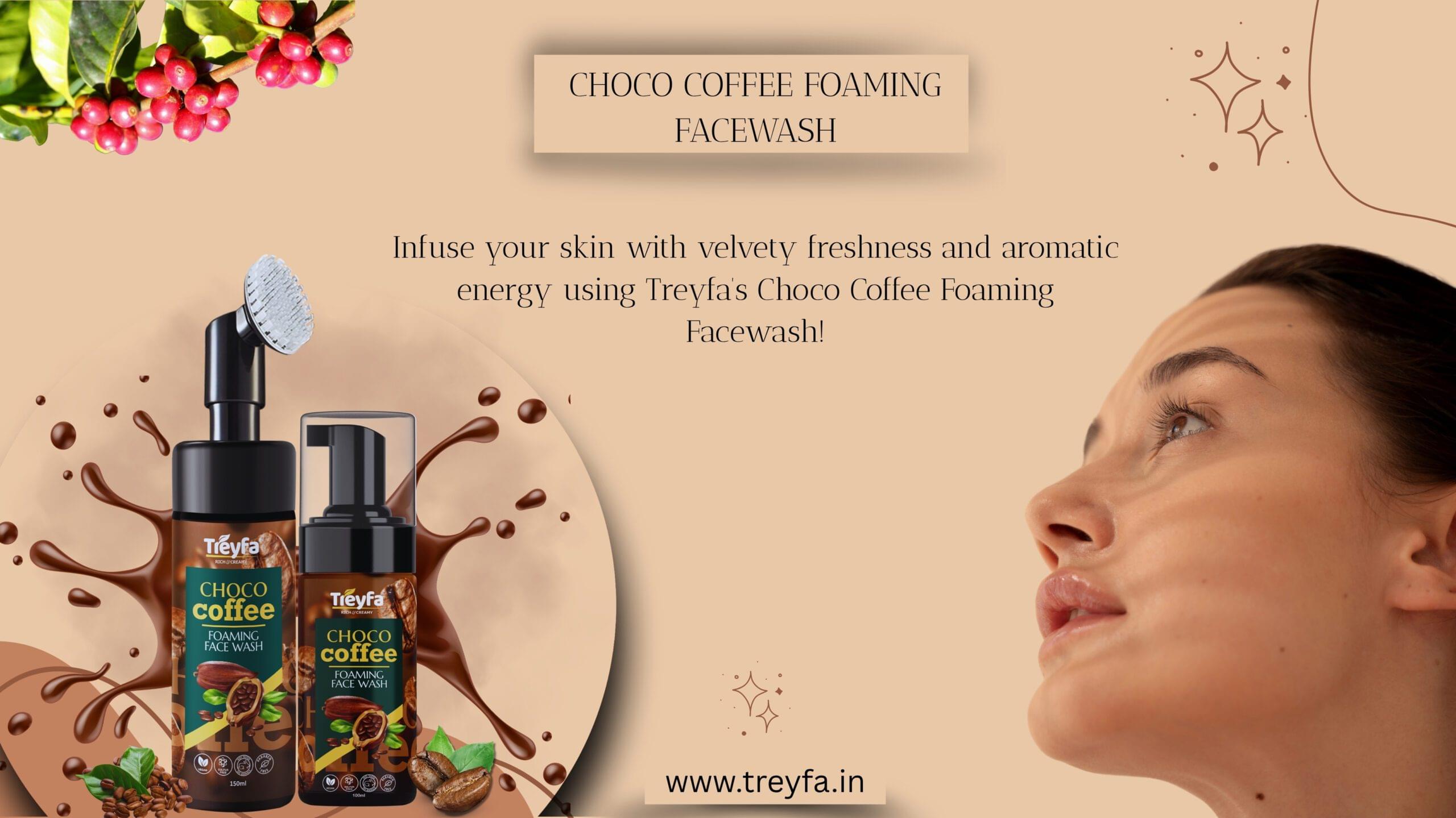 choco coffee foaming facewassh